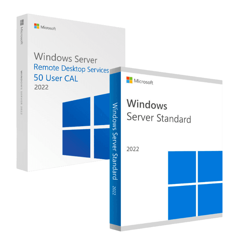 Microsoft Server RDS 2022 + Server Standard 2022